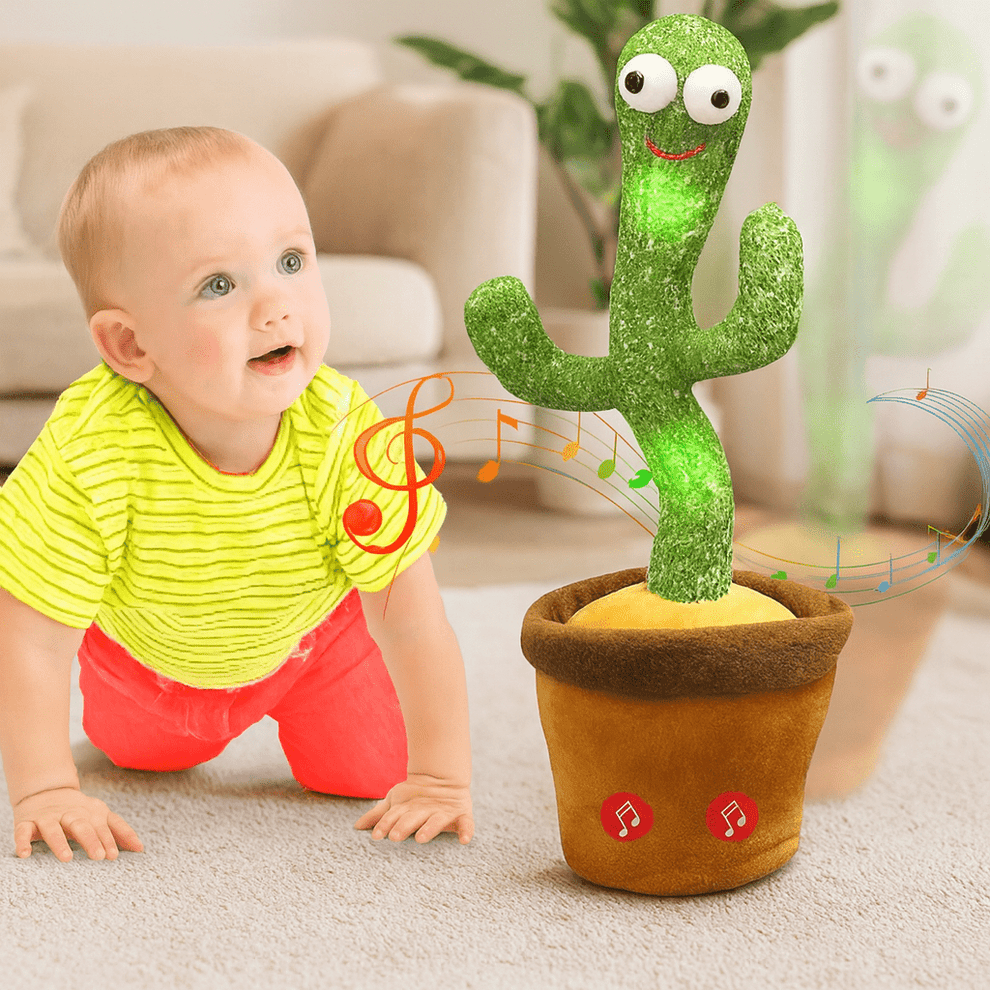 Dancing talking cactus toy with usb charge