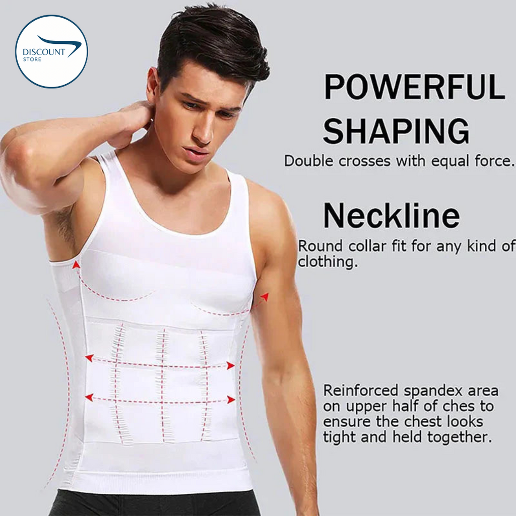 Men Body Shaper Slimming Vest Instead Slim - Apparel Product Designed For Body Shapin