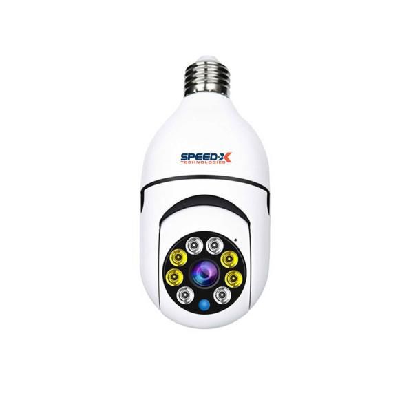 Speed-x SP-E27 Bulb Camera 1080P Wifi 360 Degree Panoramic Night Vision