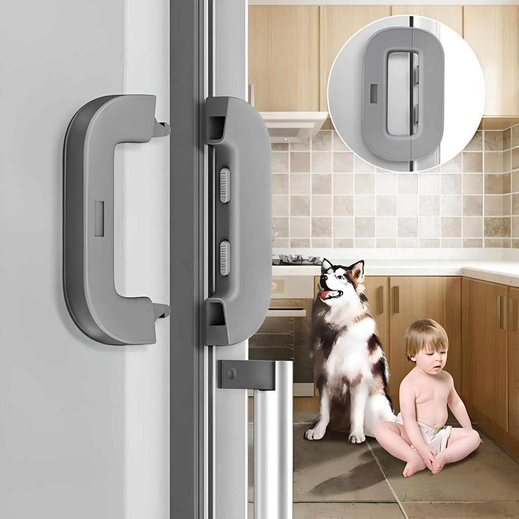 Child Safety Refrigerator Lock - Double Press Secure System