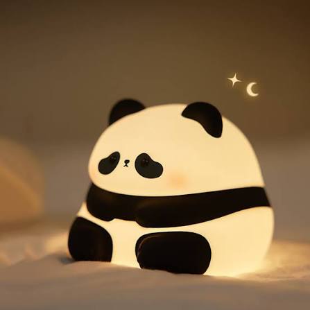 Mini Cute Panda Squishy Night Light – Adorable LED Silicone