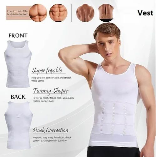 Men Body Shaper Slimming Vest Instead Slim - Apparel Product Designed For Body Shapin